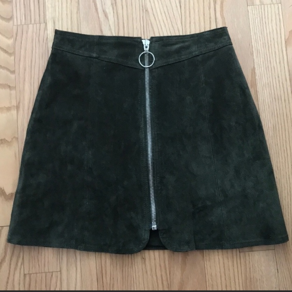 NWT Zara Leather Skirt